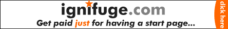 Make money for having a start page with Ignifuge!